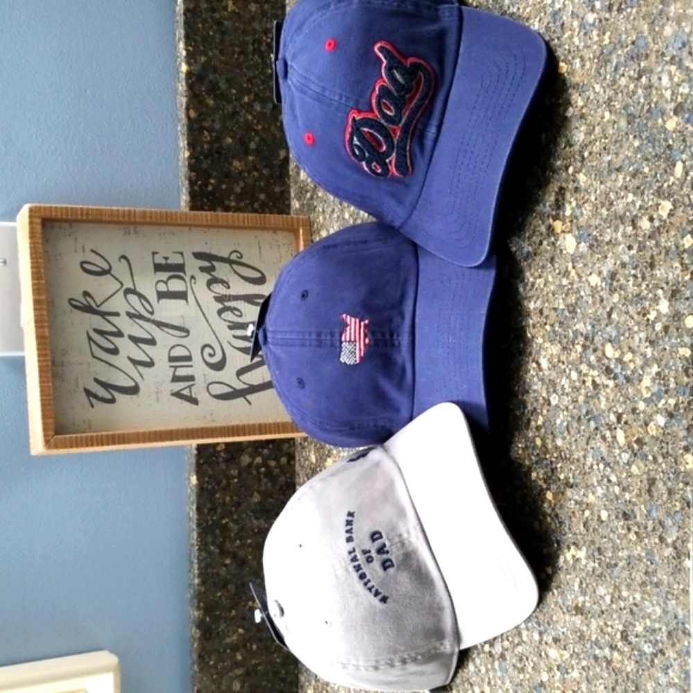 Set of 3 Wembley Dad's ball caps, NWT